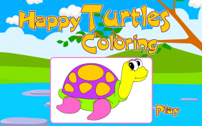 Coloring Game-Happy Turtles screenshot 4