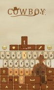 Cowboy Keyboard Theme & Emoji screenshot 5