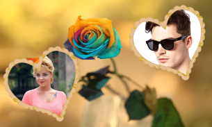 Rose Day Dual Photo Frame screenshot 0