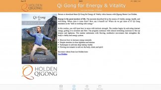 Qi Gong for Energy & Vitality screenshot 2