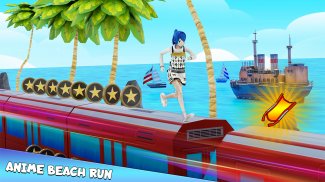 Anime Subway Runner Endless 3D screenshot 1