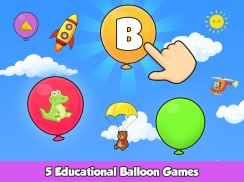 Balloon Pop Kids Learning Game screenshot 1