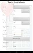 Calories Burned Calculator screenshot 0
