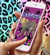 Гепард леопарда печать живые обои screenshot 5