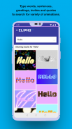 Cliphy - Animate text to create gifs or videos screenshot 0