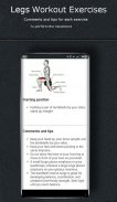 Legs Workout Exercises screenshot 0