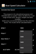 Boat Speed Calculator screenshot 1