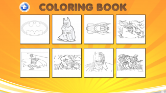 Superhero Coloring Book - Kids screenshot 1