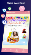 Birthday Cake Photo Card Maker screenshot 5