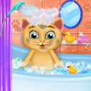 Cute Kitten Daycare & Beauty Salon - Fluffy Kitty Icon