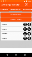AMR to MP3 Converter screenshot 2