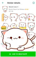 Mochi Cat Stickers for WhatsAp screenshot 2