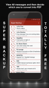 Super SMS Call Contacts Backup screenshot 1