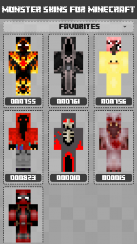 Monster Skins for Minecraft PE screenshot 4