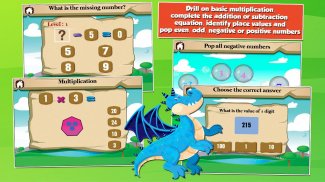 Games for 2nd Grade: Dragon screenshot 2