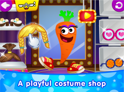 FUNNY FOOD DRESS UP🎀Infantil jogos para bebes👓👒 screenshot 4