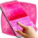 सुंदर गुलाबी कीबोर्ड Icon