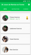 30 Jours Fitness Challenge screenshot 0