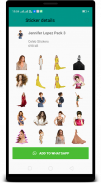 Jennifer Lopez WAStickerApps : Stickers 4 Whatsapp screenshot 4