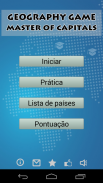 Questionário de Capitais - Jogo de Geografia screenshot 0