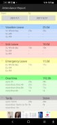 Attendance & Leave Tracker screenshot 2