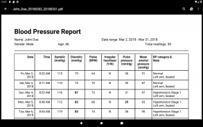 BP Journal: Blood Pressure Log screenshot 5