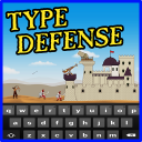 Typ Verteidigung - Tippen und Schreiben Spiel Icon