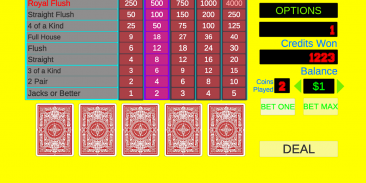 Jacks Or Better - Video Poker screenshot 0