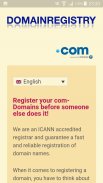 1 a: .com domain registration for United Kingdom screenshot 0