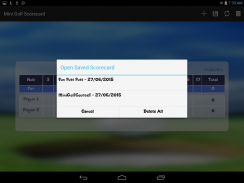 Mini Golf Scorecard screenshot 0