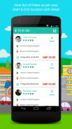 Ride- Sharing- Anwendung screenshot 2