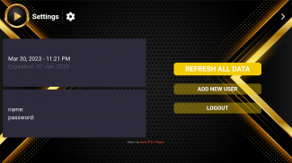 Gold IPTV Player screenshot 0