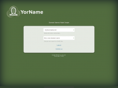 YorName - Register Your Domain screenshot 0