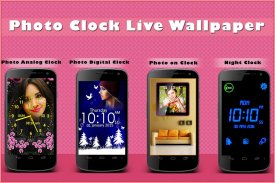Photo Clock Live Wallpaper - Analog, Digital Clock screenshot 8