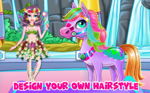 Fairy Horse Braided Hairstyles screenshot 7