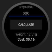 3D Print Material Cost Calculator screenshot 3
