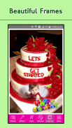 cadre de gâteau d'anniversaire screenshot 4