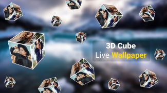 Foto 3D Cube Live Wallpaper screenshot 4