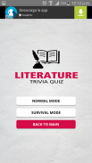 Literature Trivia Quiz screenshot 1