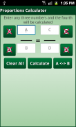 Proportions Calculator screenshot 0