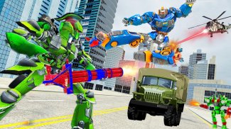 Hero ranger Truck miisile attack game 3d screenshot 2