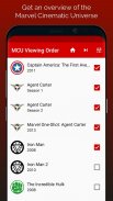 Viewing Order for Marvel Cinematic Universe screenshot 0