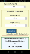 Gypsum Requirement screenshot 1