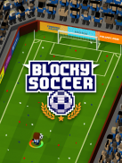 Blocky Soccer screenshot 2