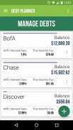 Debt Planner & Calculator with Banking Ledger screenshot 0
