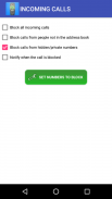 CallBlock - numéros de blocage screenshot 1