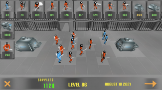 Stickman Prison Battle Zombies screenshot 7