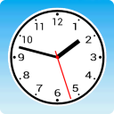 Simple アナログ時計 [秒針対応ウィジェット] Icon