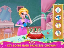 Uzun Saç Princess 2 Royal Prom Salon Dans Oyunları screenshot 3