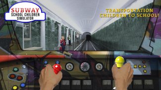 Simulateur des enfants de l'école de métro screenshot 0